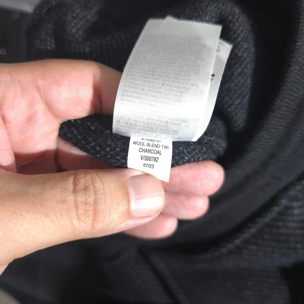 Banana Republic Wool Blend Twill Cargo Jogger Mens L Charcoal Grey Straight Pant